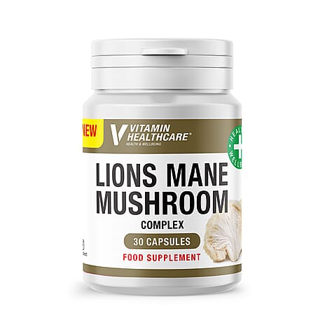 Vitamin Healthcare Lions Mane Mushroom Capsules - 30 Count
