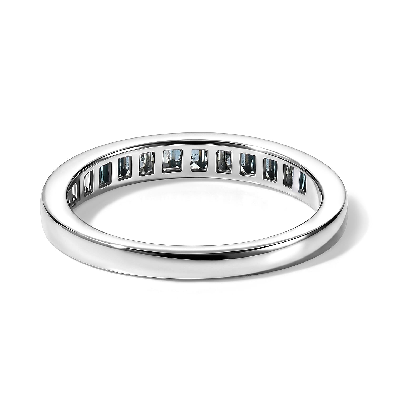 D'Joy - Natural Diamond Band Ring in Sterling Silver 0.25 Ct.