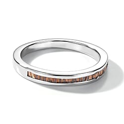 D'Joy - Natural Diamond Band Ring in Sterling Silver 0.25 Ct.