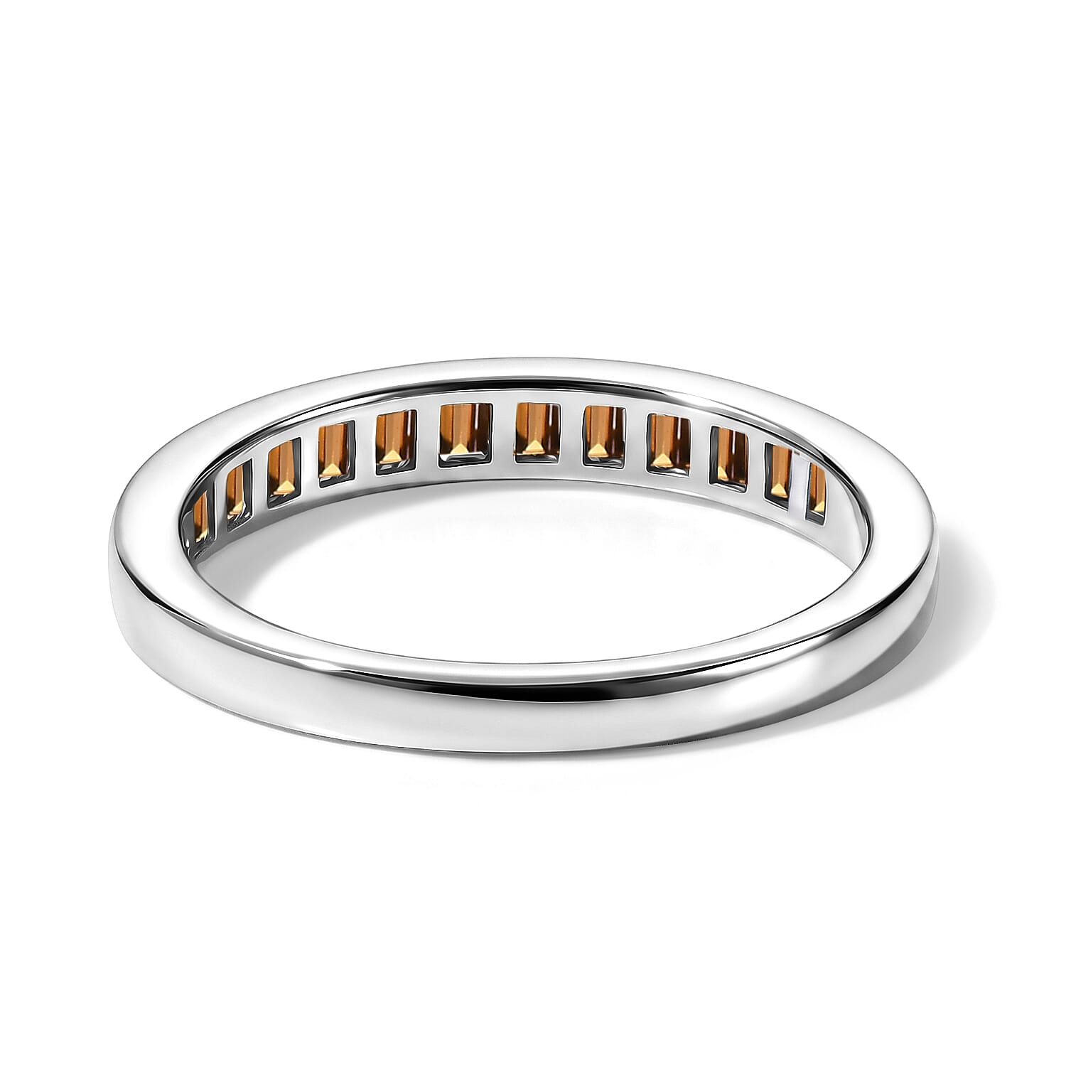 D'Joy - Natural Diamond Band Ring in Sterling Silver 0.25 Ct.