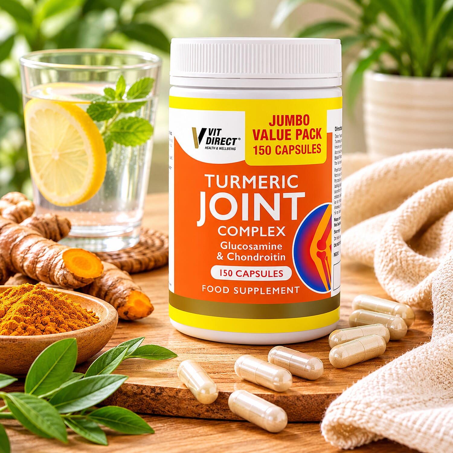 Vits Direct Turmeric Joint Caps - 150 Caps