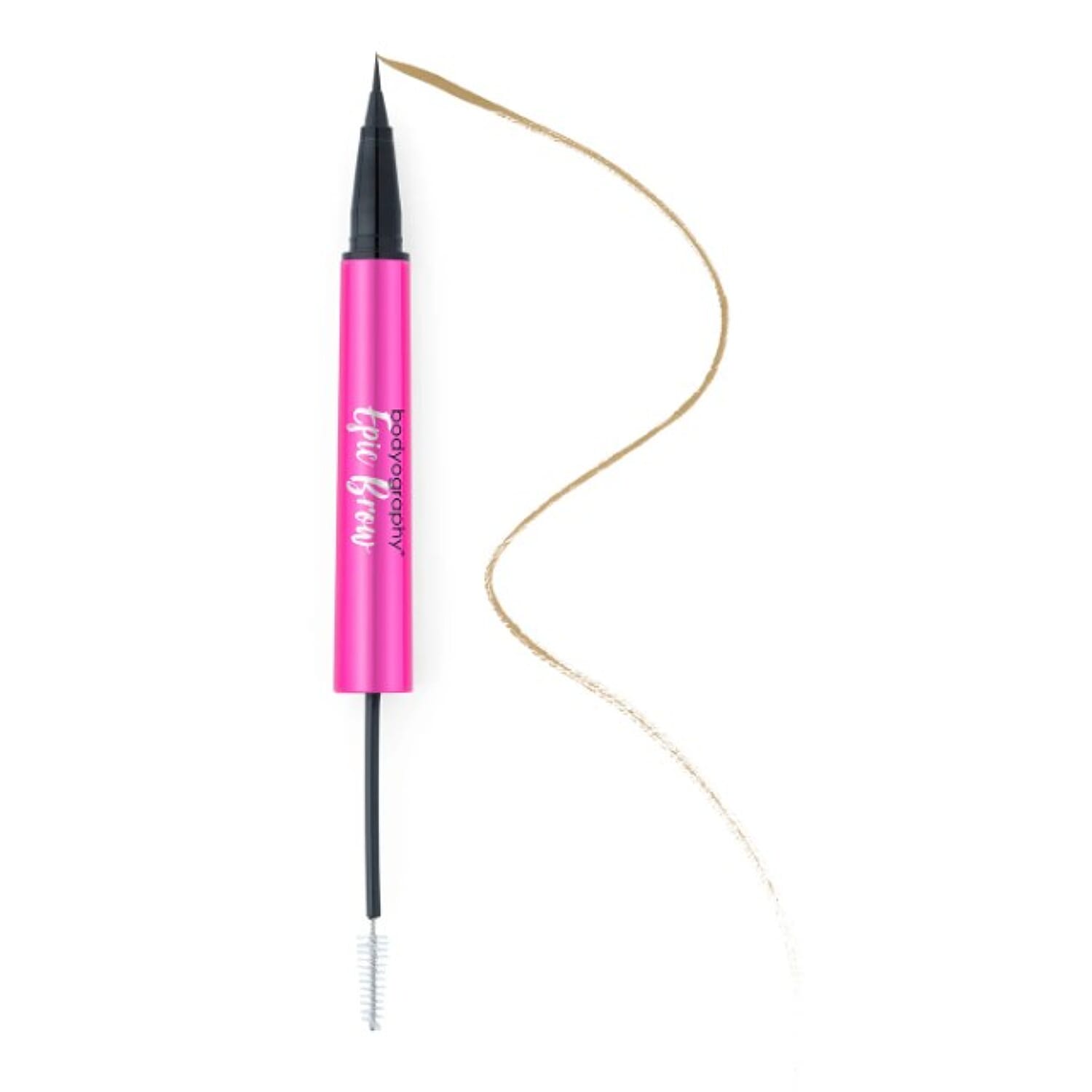 Bodyography Epic Brow &mdash; 2-in-1 Precision Brow Pen - Clear Setting Gel - Blonde