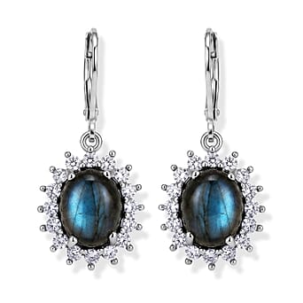 https://tjcuk.sirv.com/Products/86/7/8672654/EverTrue-Labradorite-White-Zircon-Halo-Earring-with-Lever-Back-8-00-Ct_8672654.jpg?w=342&h=342