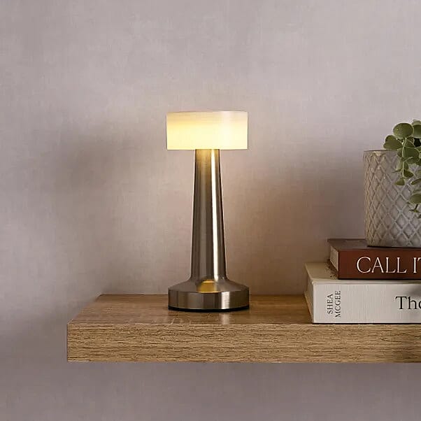 Touch-Control LED Table Lamp - USB Rechargeable - Gold