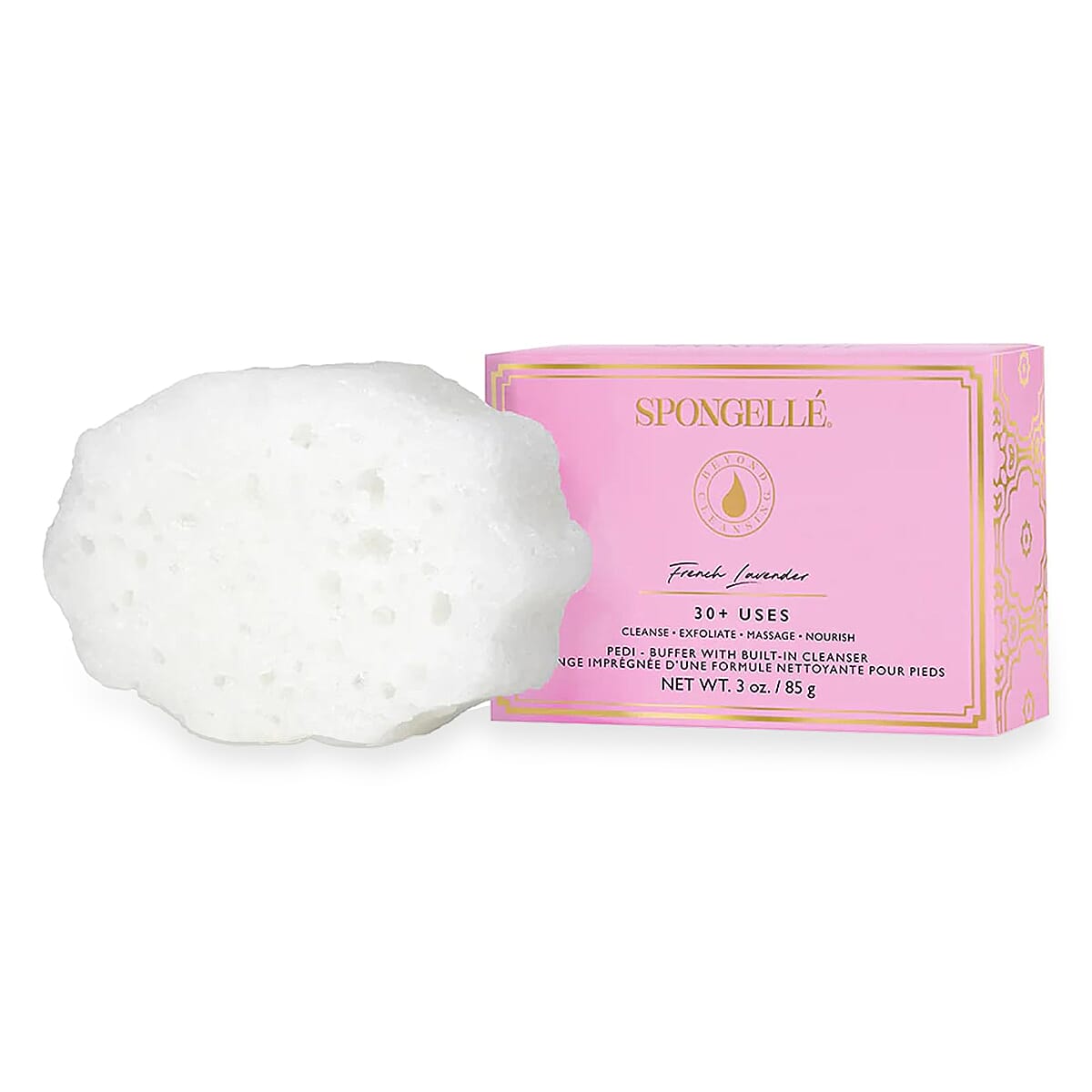 Spongelle Body Wash Infused Pedi Buffer 30- Washes - French Lavender