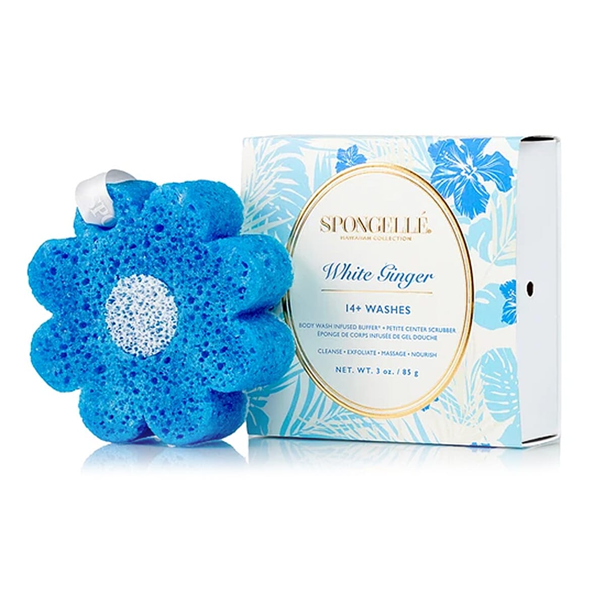 Spongelle Hawaiian Collection Body Wash Infused Buffer - White Ginger - 99g