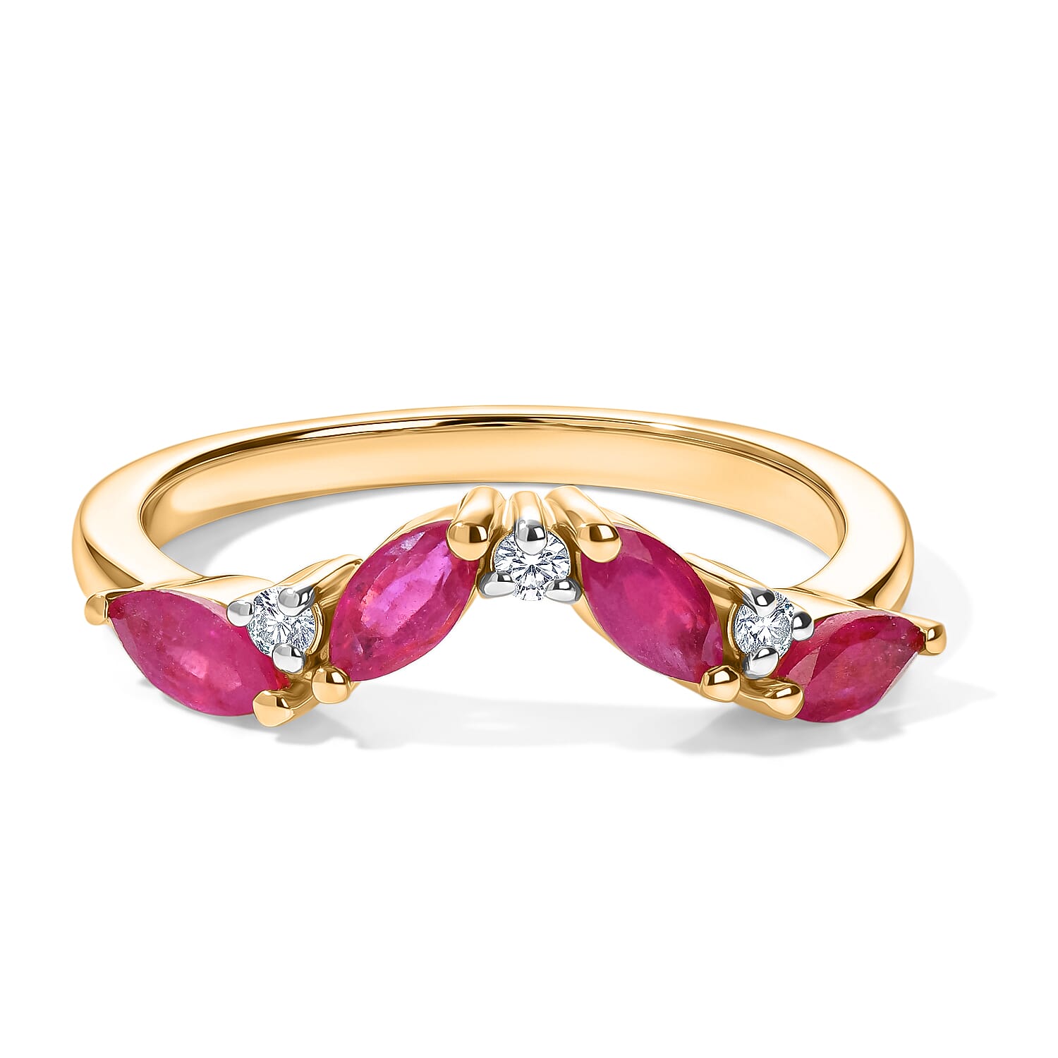 D'Joy - Moissanite Ring in Sterling Silver