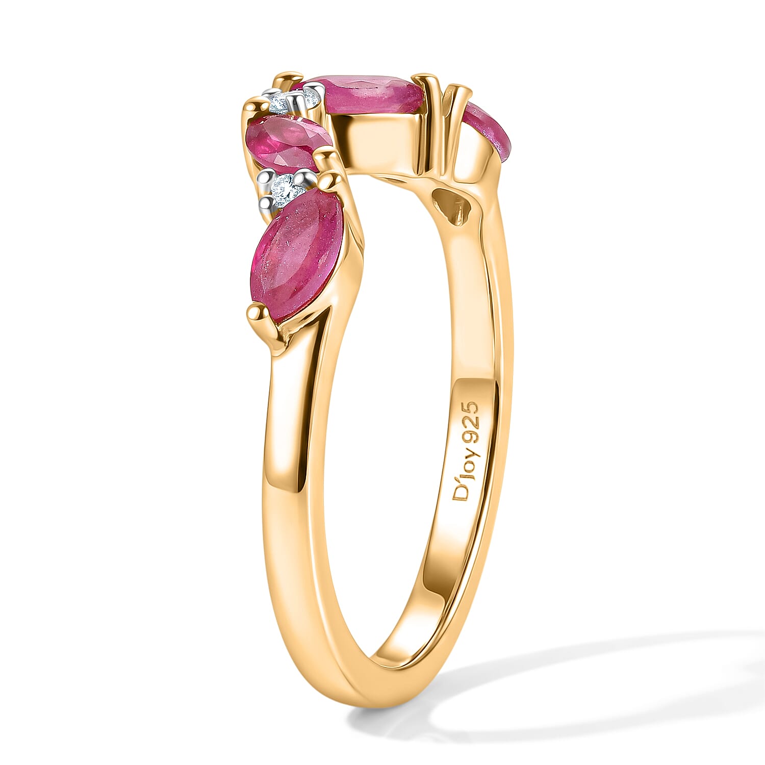 D'Joy - Moissanite Ring in Sterling Silver