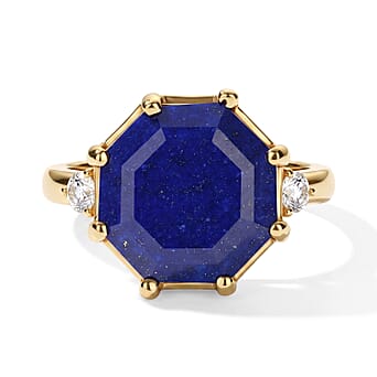 https://tjcuk.sirv.com/Products/86/8/8682378/EverTrue-Lapis-Lazuli-Moissanite-Ring-in-Yellow-Gold-Tone-10-45-Ct_8682378.jpg?w=342&h=342