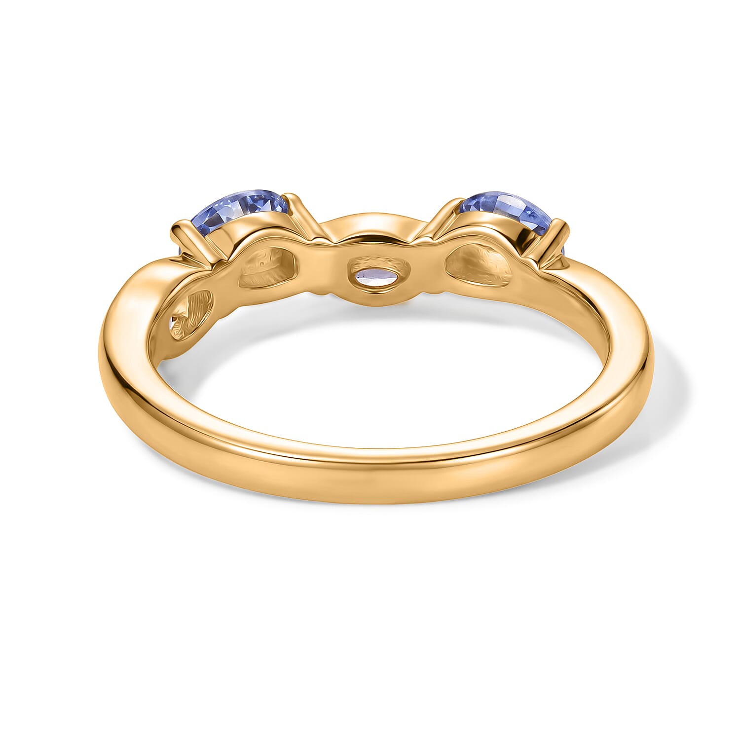 D'Joy - Garden Collection Gemstone Leaf Ring in Sterling Silver