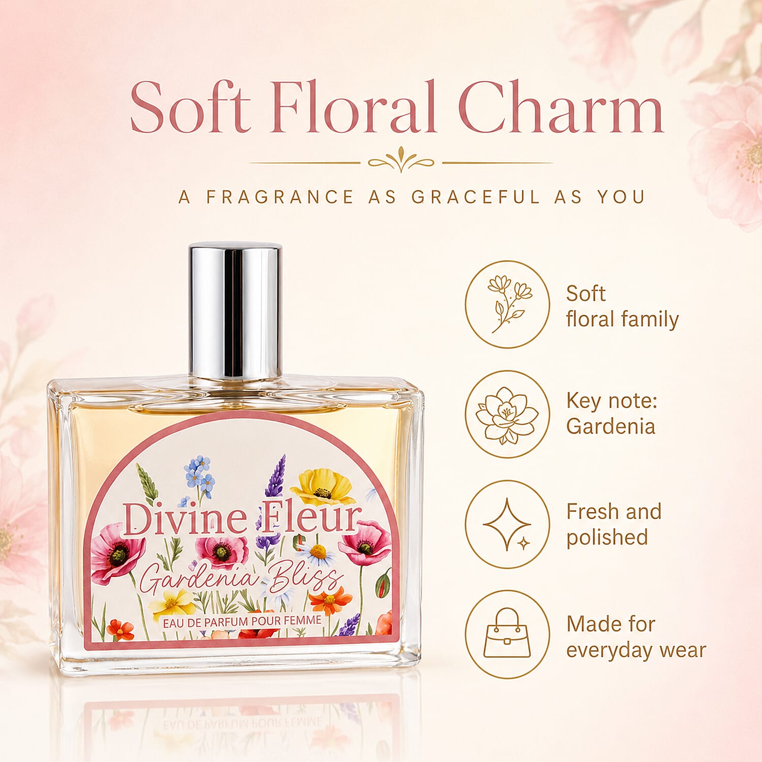 Laurelle Divine Fleur Gardenia Bliss 100ml EDP