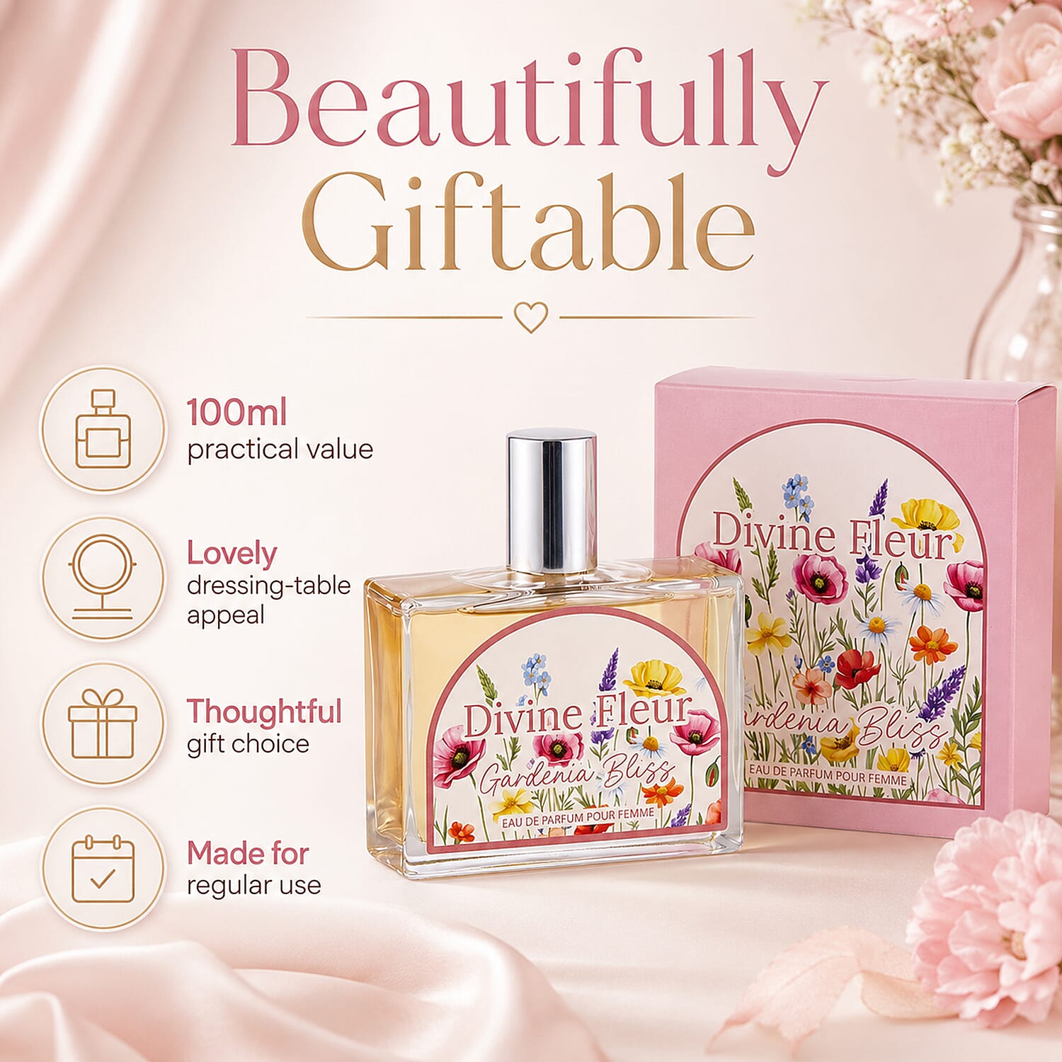 Laurelle Divine Fleur Gardenia Bliss 100ml EDP