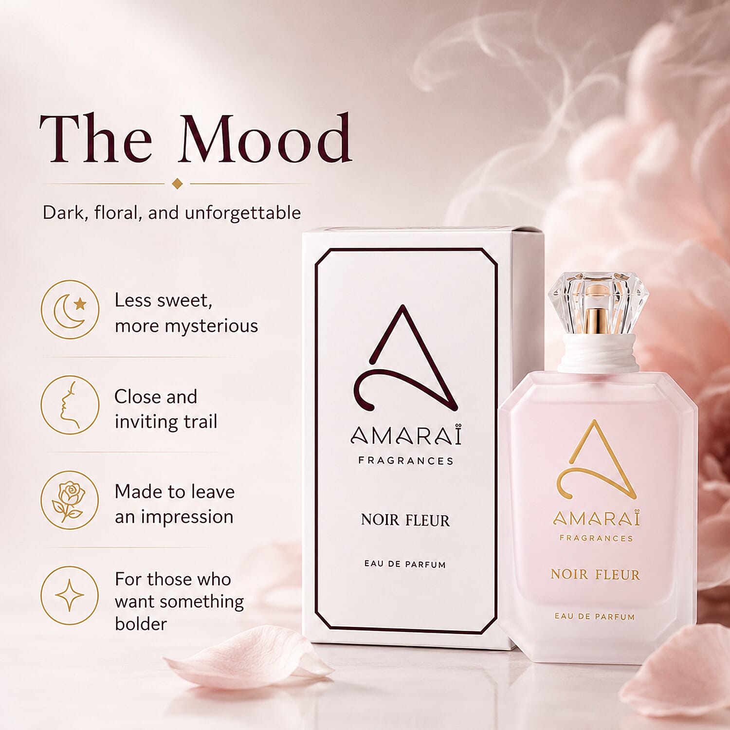 NEW ARRIVAL- Laurelle Amarai Noir Fleur EDP - 100ml
