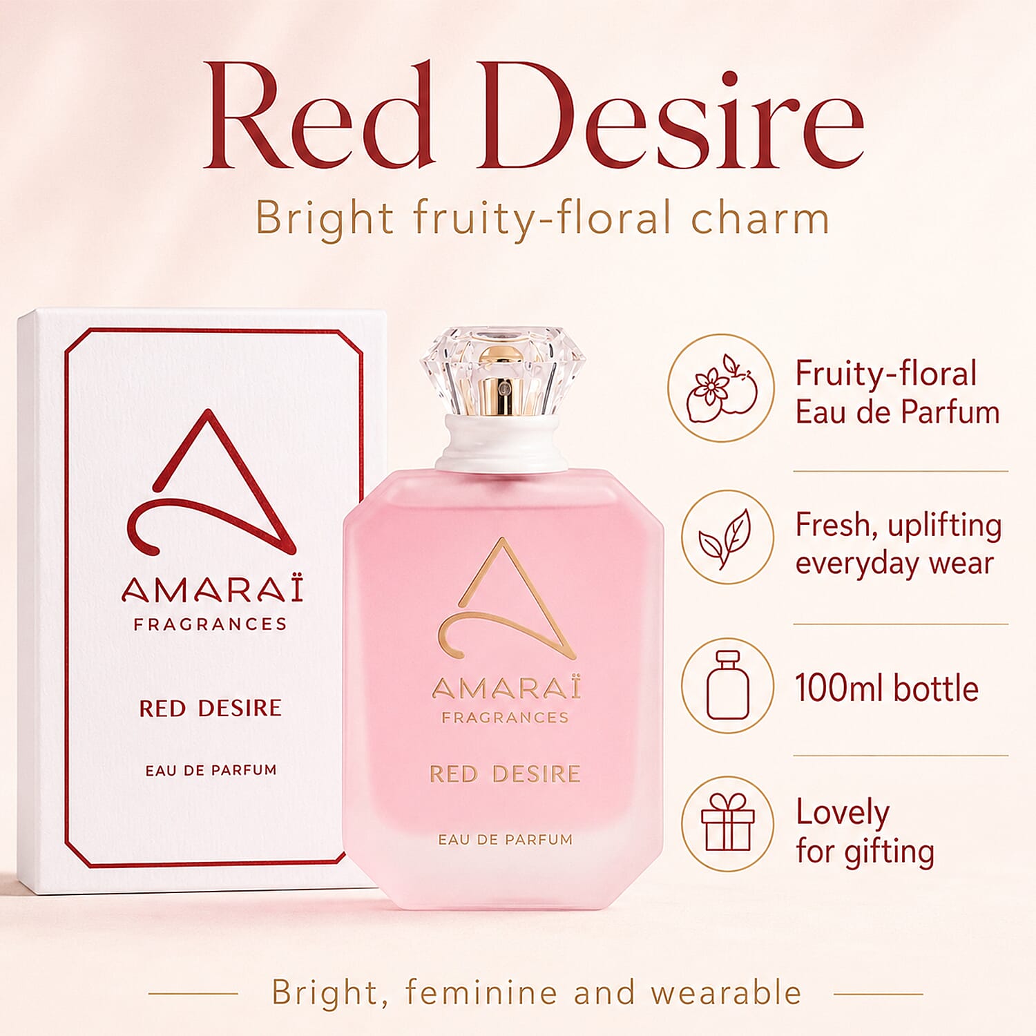 Laurelle Amarai Red Desire EDP - 100ml