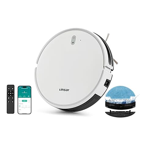 Linsar Robotic Vacuum & Mop - White