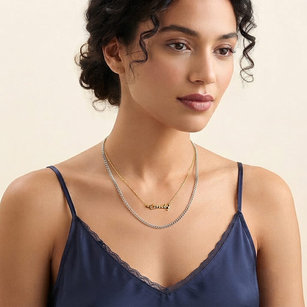 Rachel Galley - 18K Vermeil Yellow Gold Plated Sterling Silver Necklace (Size - 18-2 Ext)
