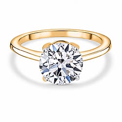 FIND OF THE MONTH - 9K Gold Lab Grown Diamond (VS-E-F) Ring 3.00 Ct.