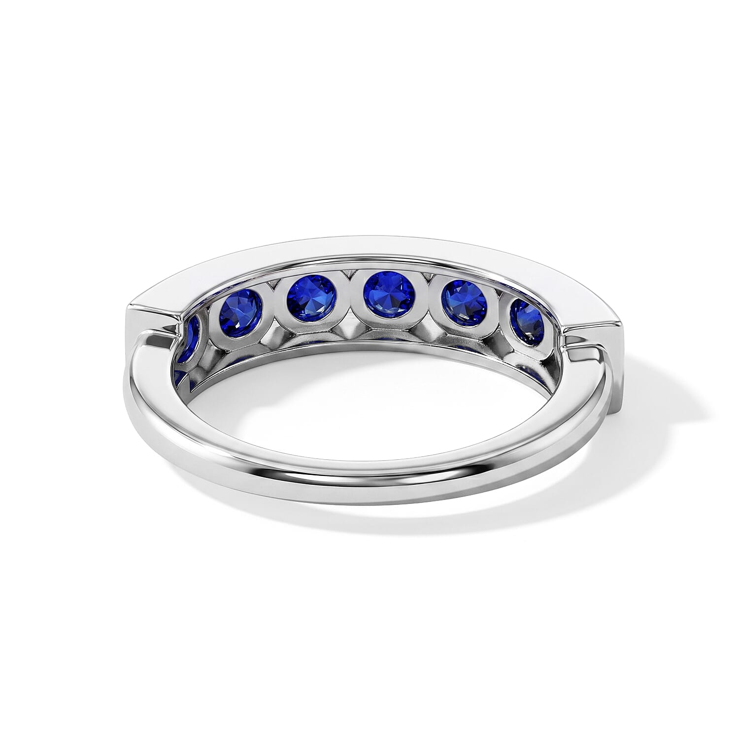 D'Joy - Tanzanian Blue Spinel Ring in Rhodium Overlay Sterling Silver 1.54 Ct.