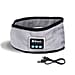 200mah Wireless Bluetooth Music Headband with USB Cable - Grey