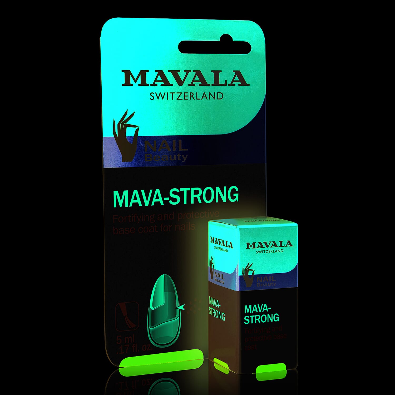 Pack of 2 - Mavala- Treatment Duo- Scientifique K- Nail Hardener (2ml) & Mavastrong(5ml) (Fortifying Nail Treatment & Base Coat)