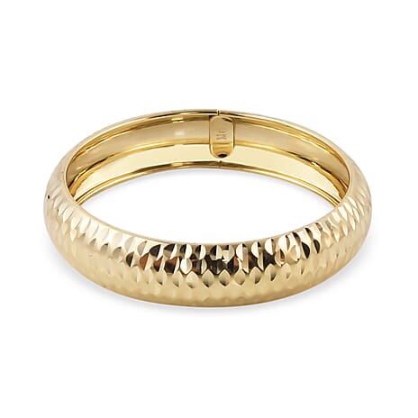 Close Out Deal 9K Yellow Gold Diamond Cut Band Ring