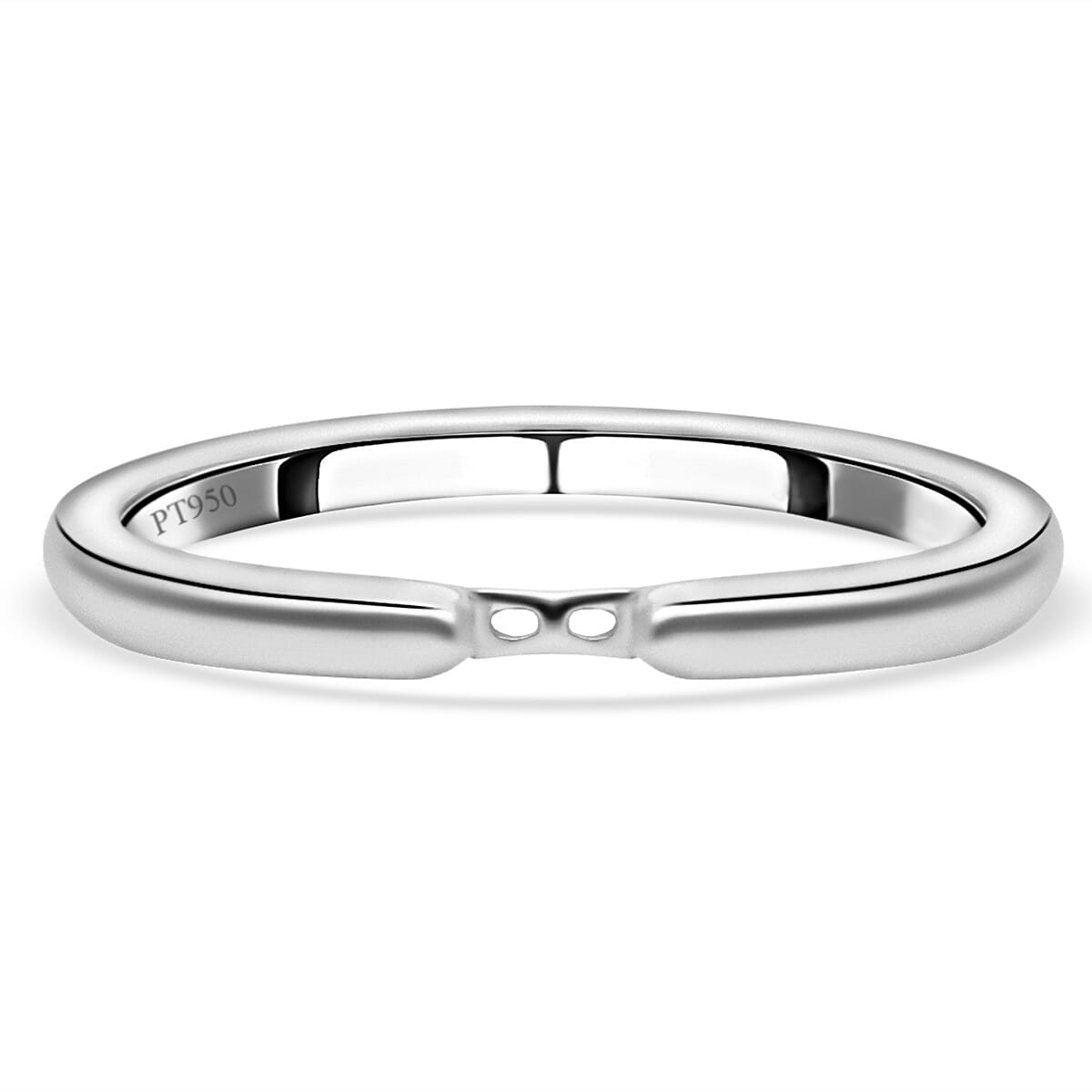 950 Platinum Ring Mounting, Platinum Wt. 5.90 Gms