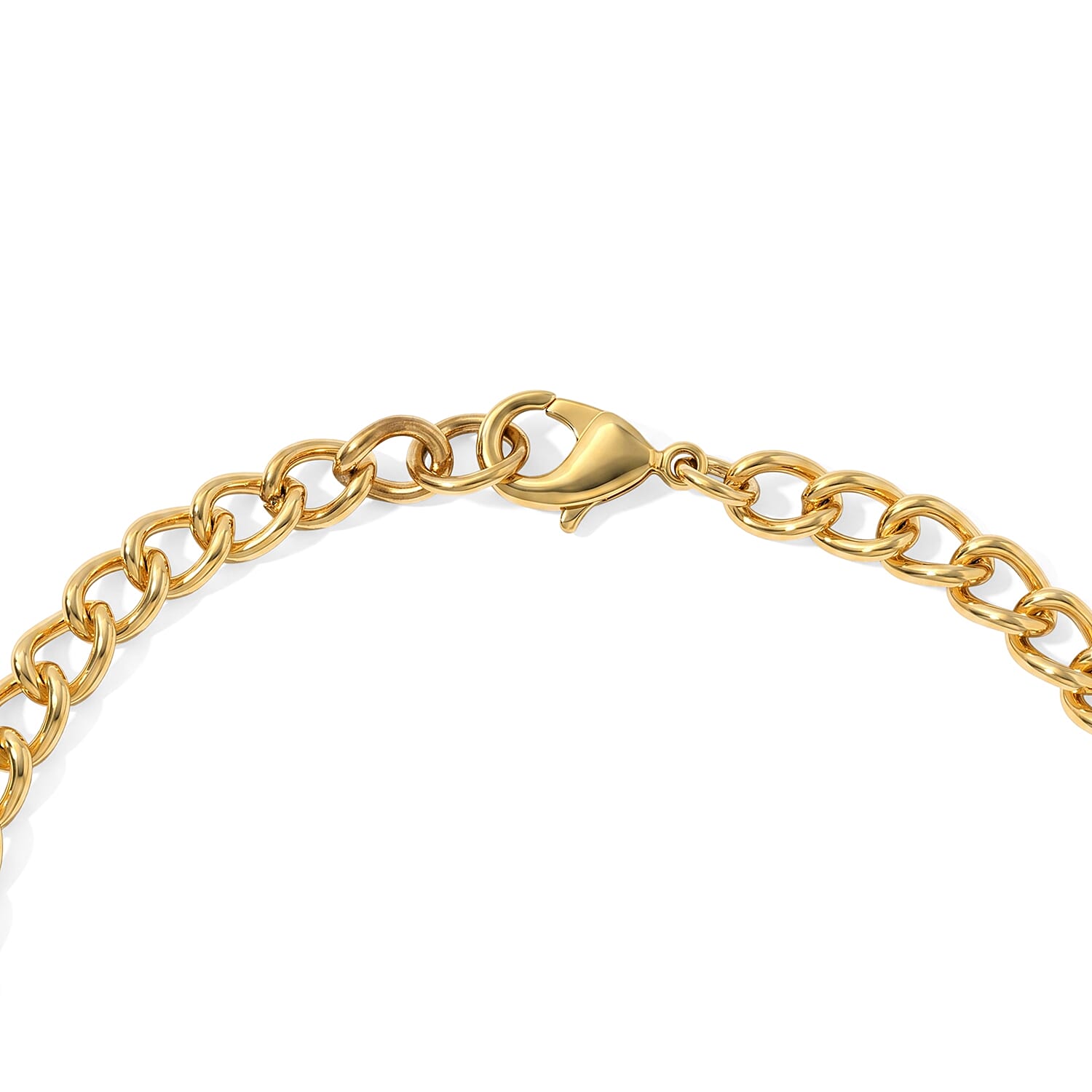 EverTrue - Lapis Lazuli Solitaire Chain Bracelet (Size - 7.5) in Yellow Gold Tone 27.25 Ct.