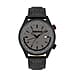 Timberland City Lifestyler Grey 45 mm Dial 5 ATM Water Resistant Watch with Black Colour Leather Strap
