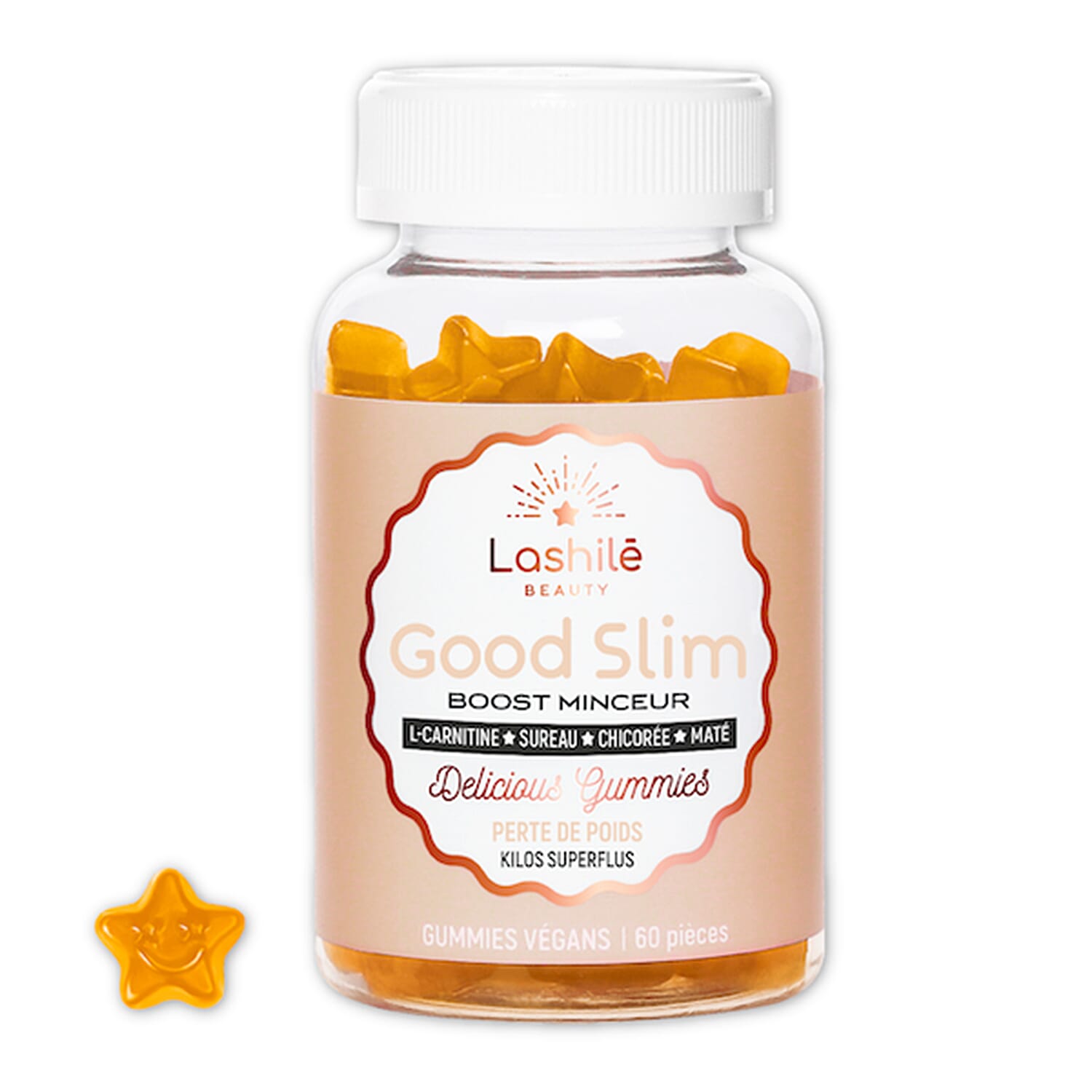 Lashile: Good Slim Vitamin Boost Gummies - 60 Pieces (With Free Vanity Pouch)