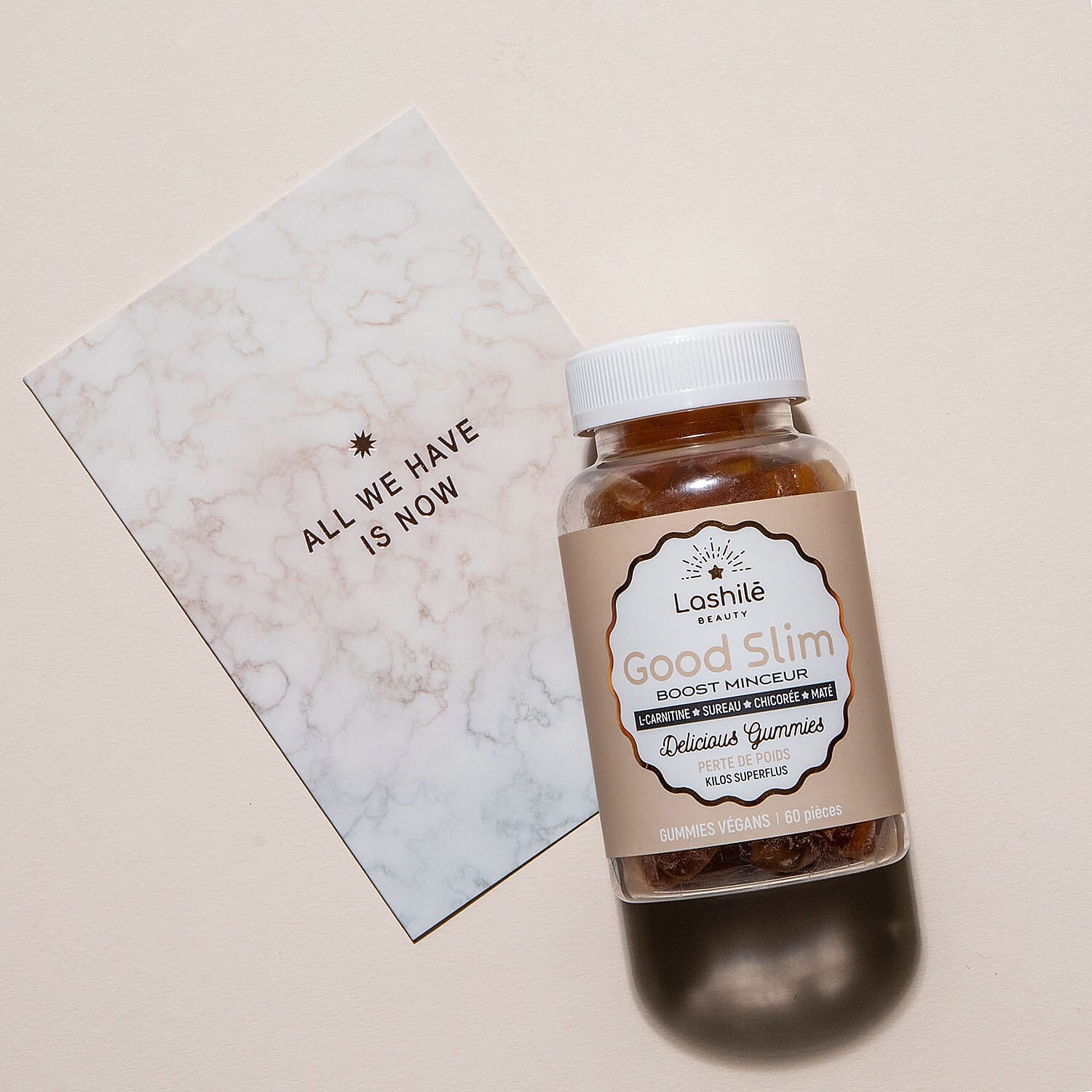 Lashile: Good Slim Vitamin Boost Gummies - 60 Pieces (With Free Vanity Pouch)