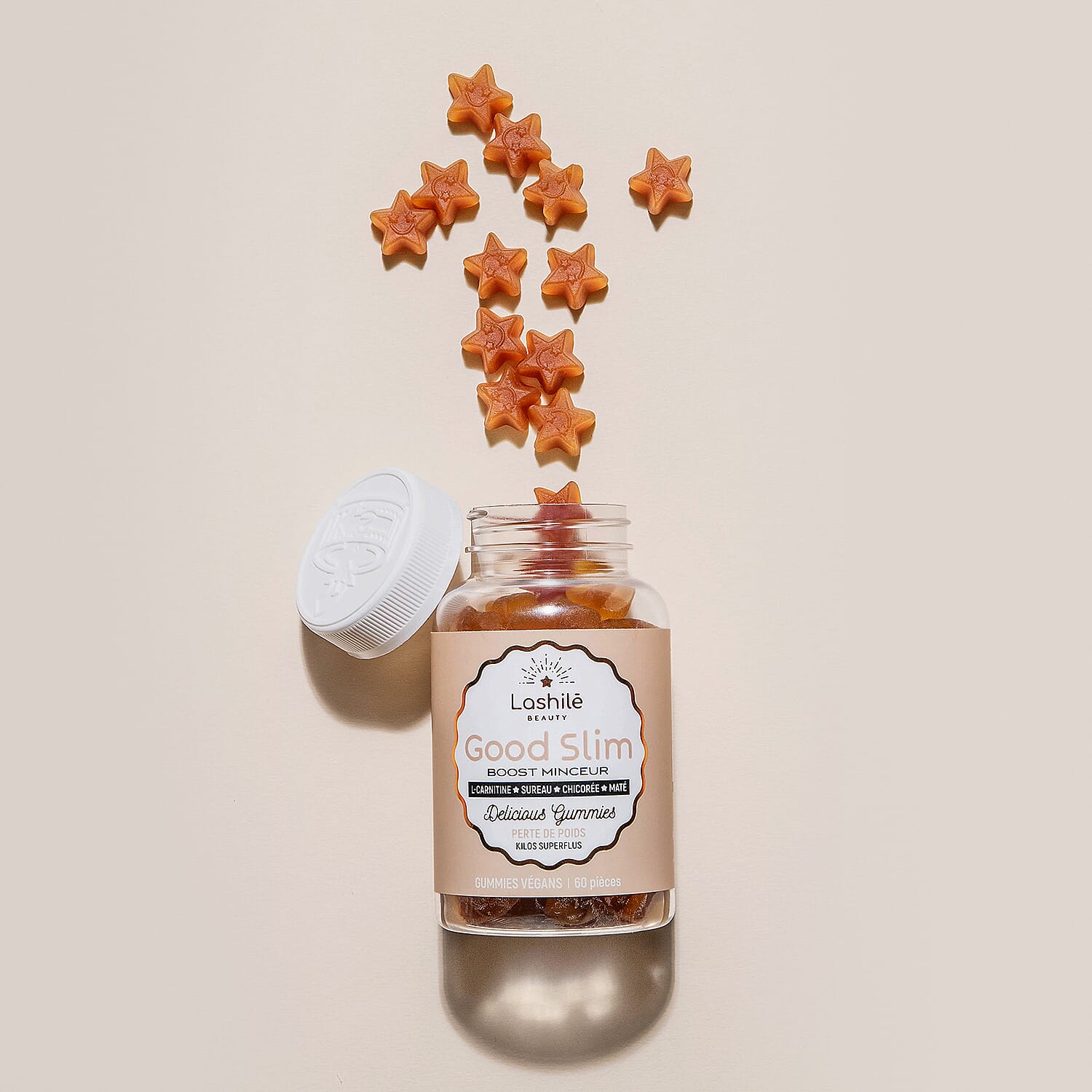 Lashile: Good Slim Vitamin Boost Gummies - 60 Pieces (With Free Vanity Pouch)