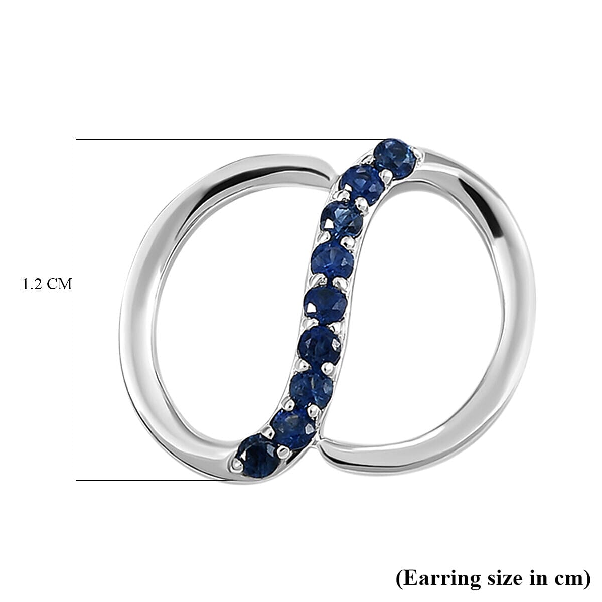 RHAPSODY 950 Platinum AAAA Blue Ceylon Sapphire Earrings. Platinum Wt 4.00 Gms