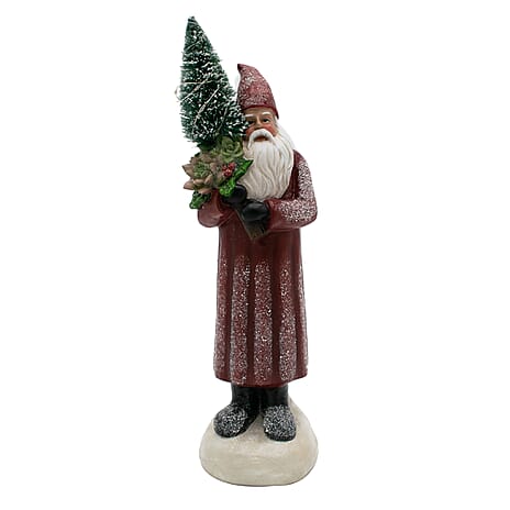 Closeout Deal -Traditional Santa with LED Tree