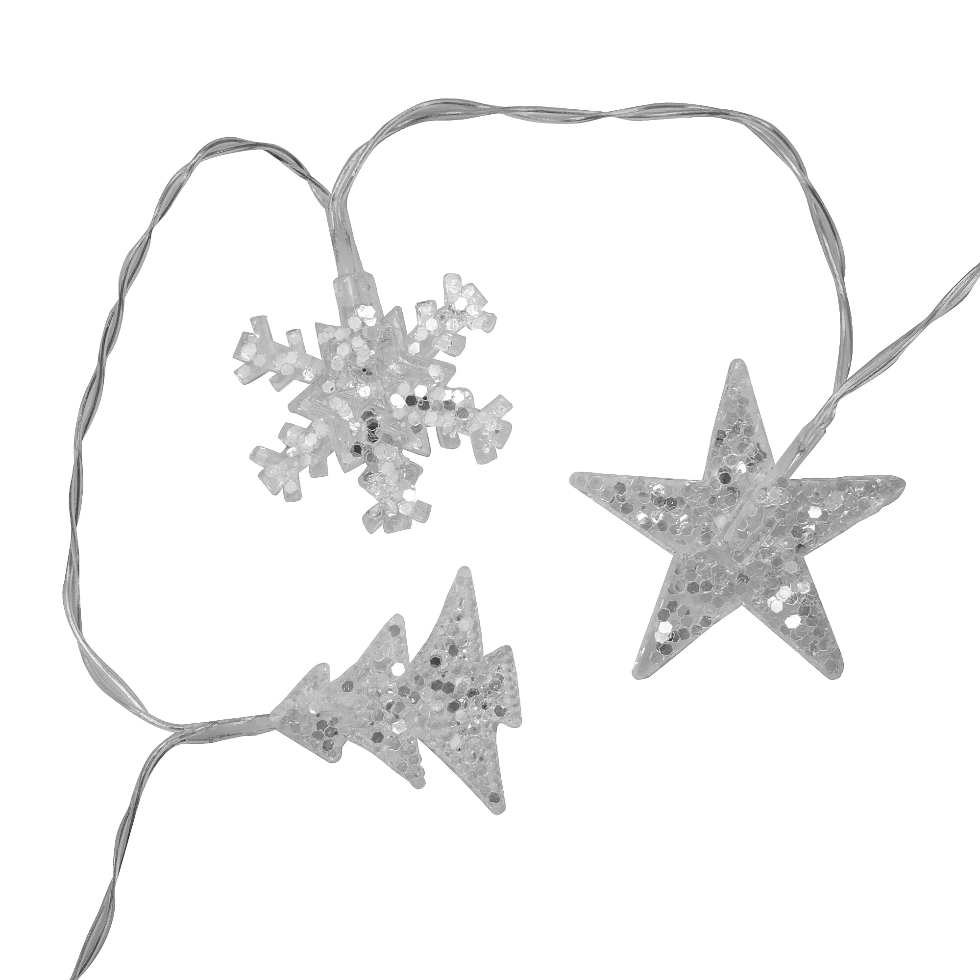 Set of 2 Star and Tree String Lights