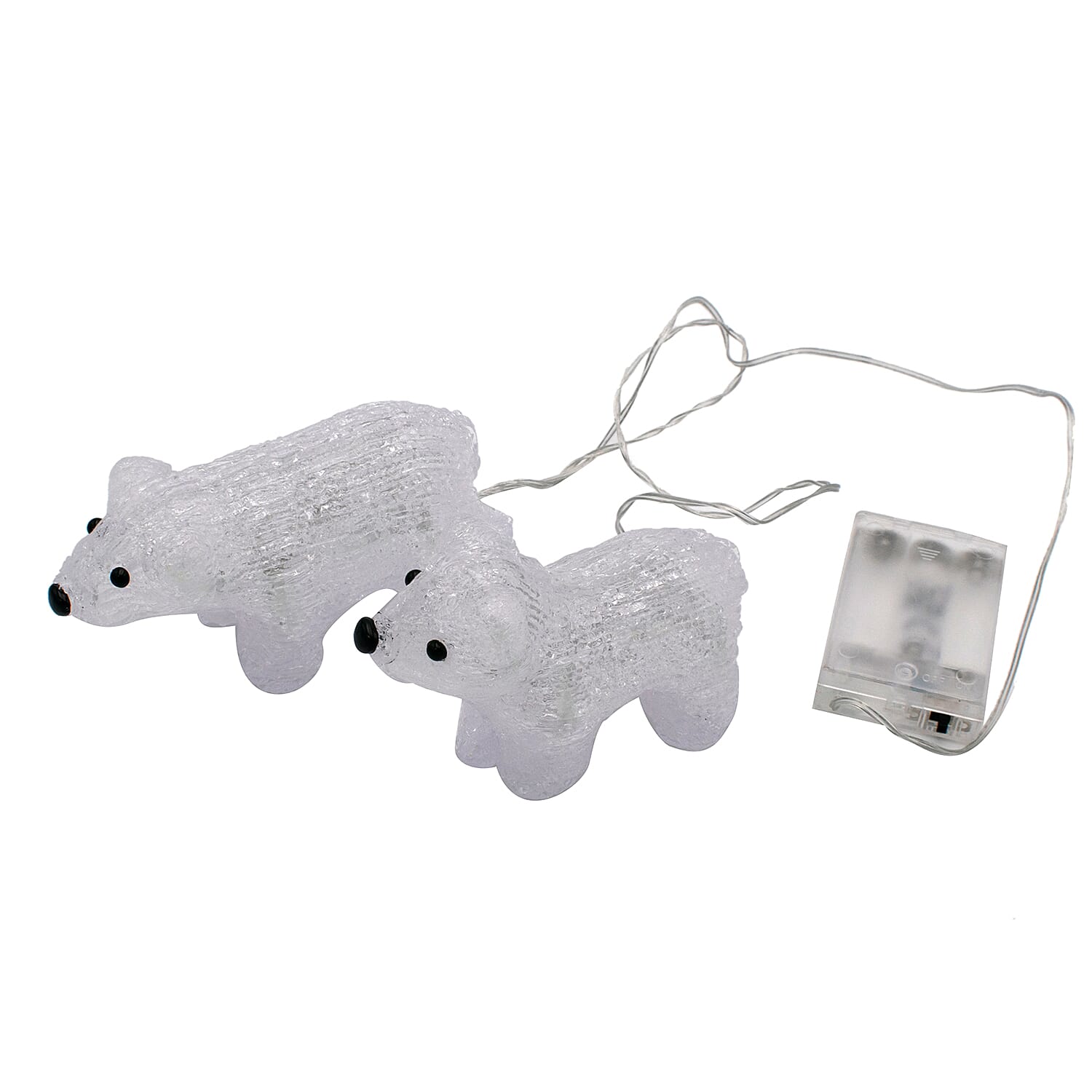 Set of 2 LED Polar Bears