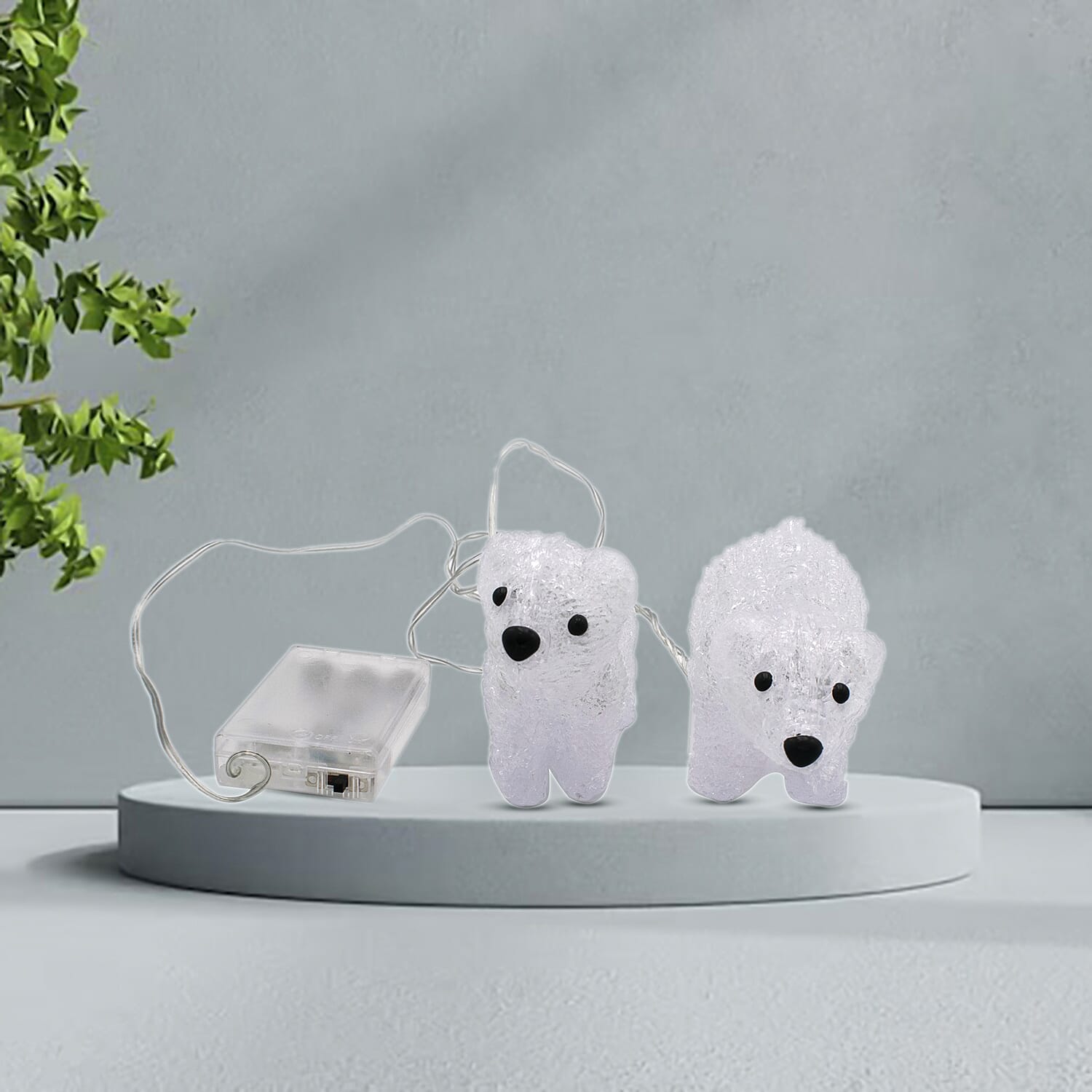 Set of 2 LED Polar Bears