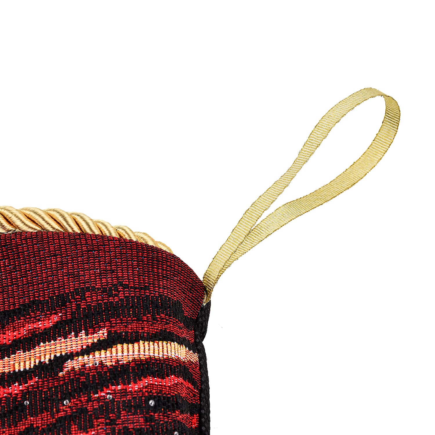 Christmas Stocking with Lights - Wine Red