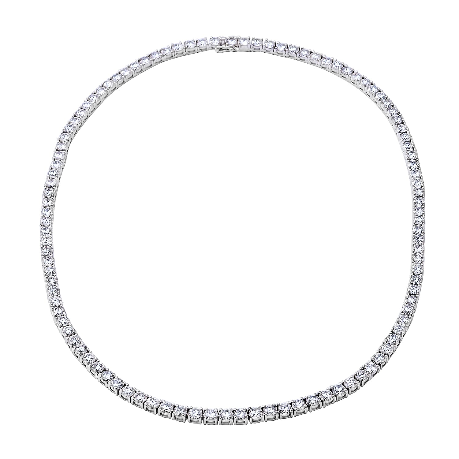 moissanite necklace tennis