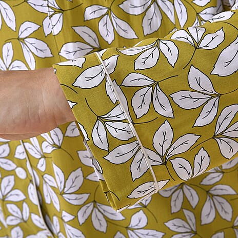 100% Viscose Floral Pattern Loungewear (Size 8-22) - Yellow