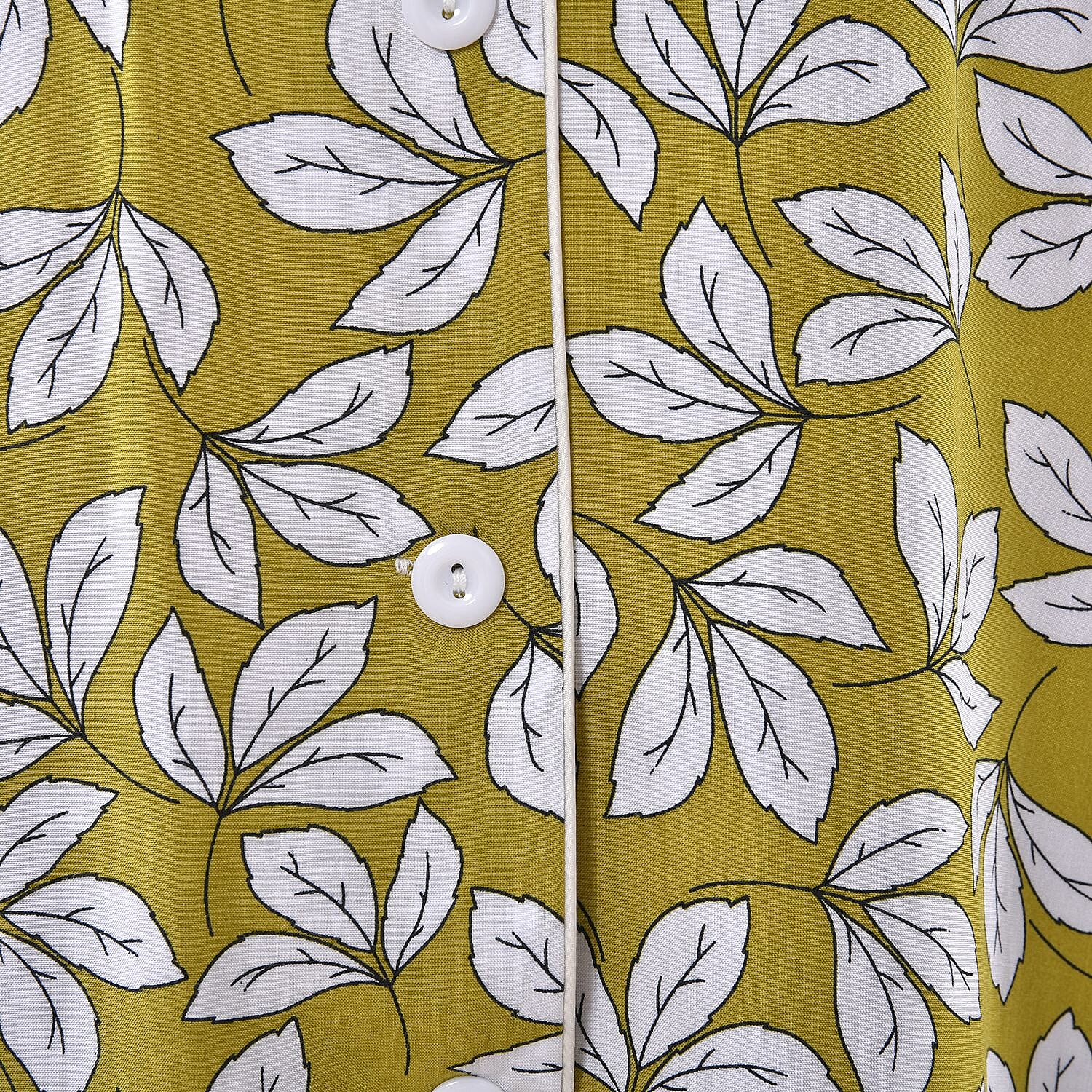 100% Viscose Floral Pattern Loungewear  (Size 8-22) - Yellow