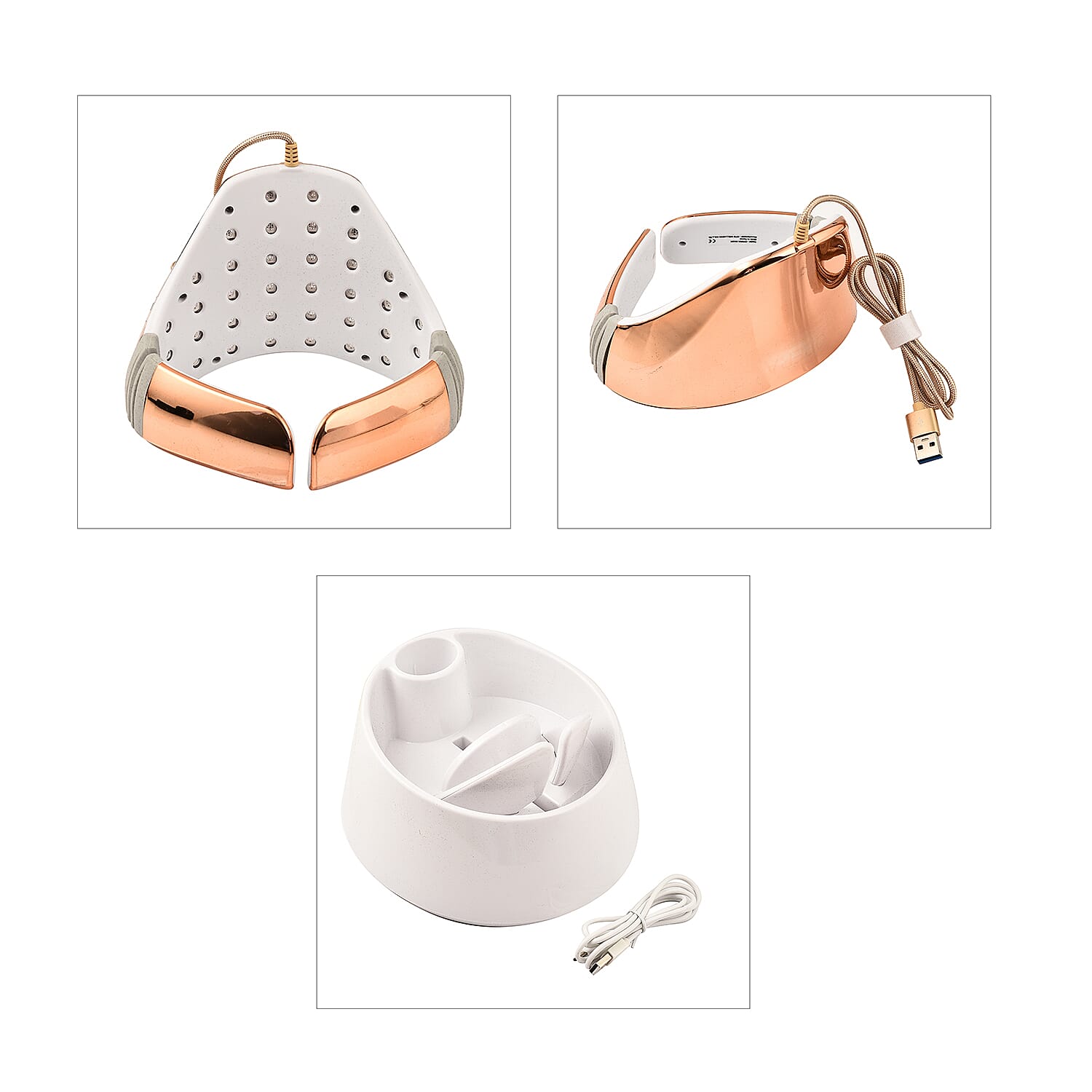 Opatra- Cleo Gold LED Skin Rejuvenation Mask - 228 Red & Near - Infrared Lights