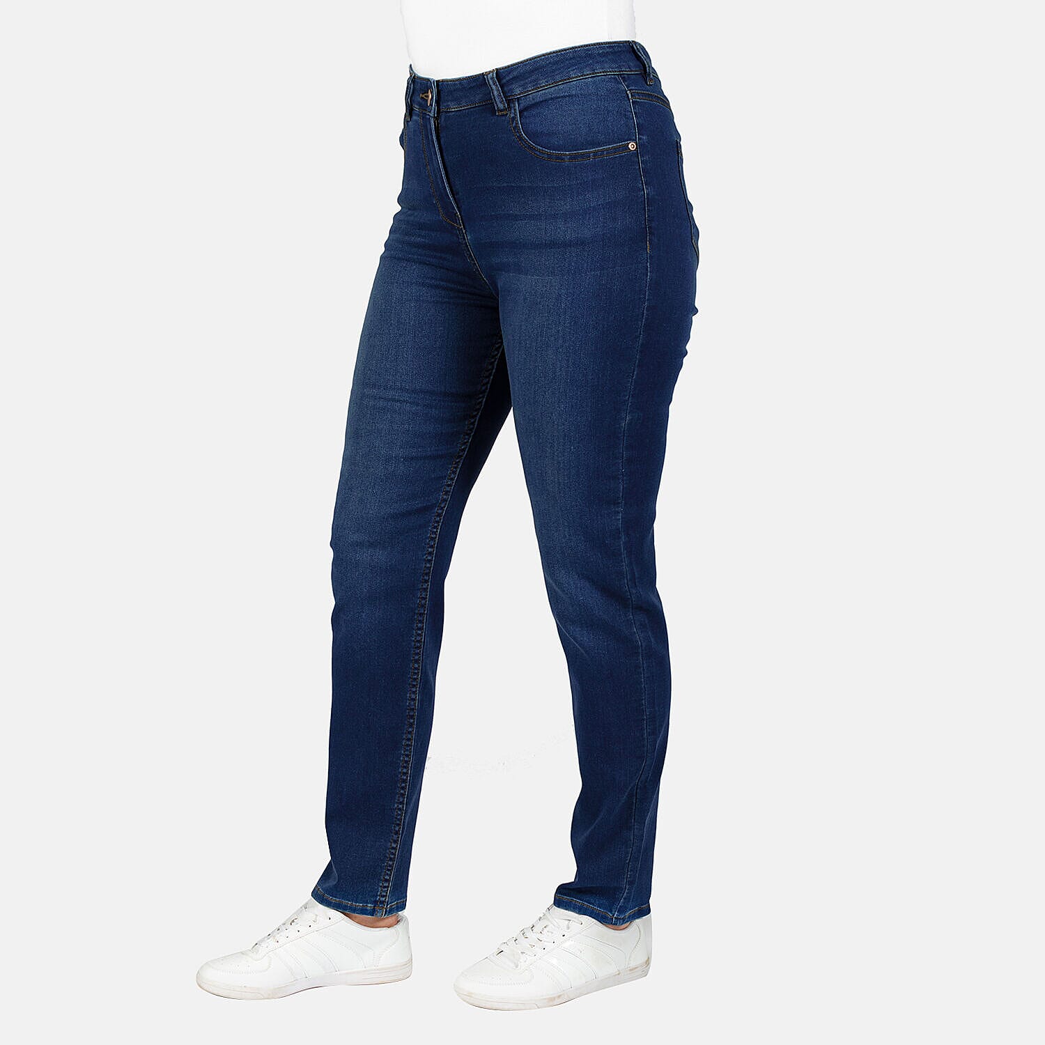 TAMSY - Angelina Relaxed Skinny Stretch Jeans (Size 20) - Indigo