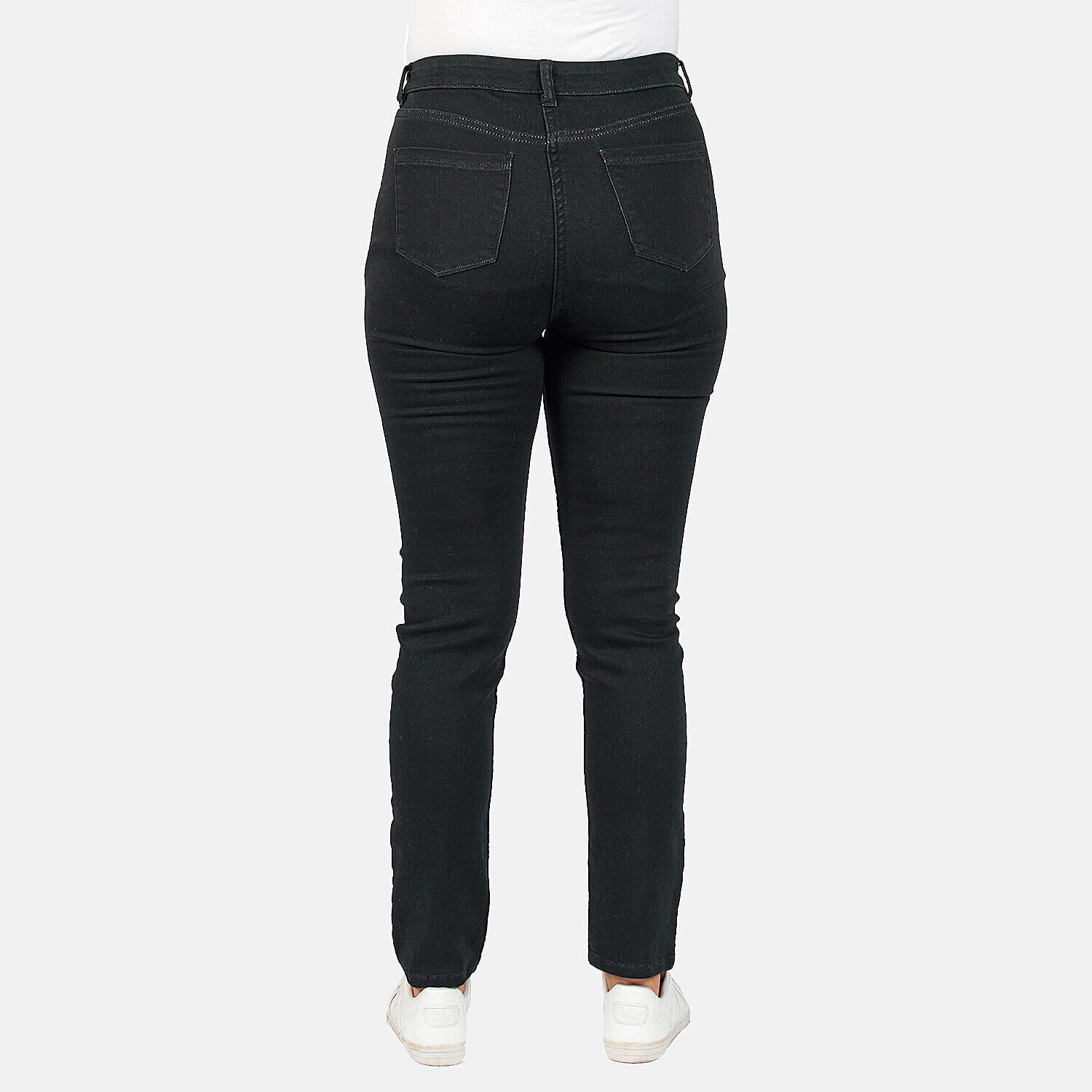 TAMSY - Angelina Straight Fit Jeans (Size 22) - Black