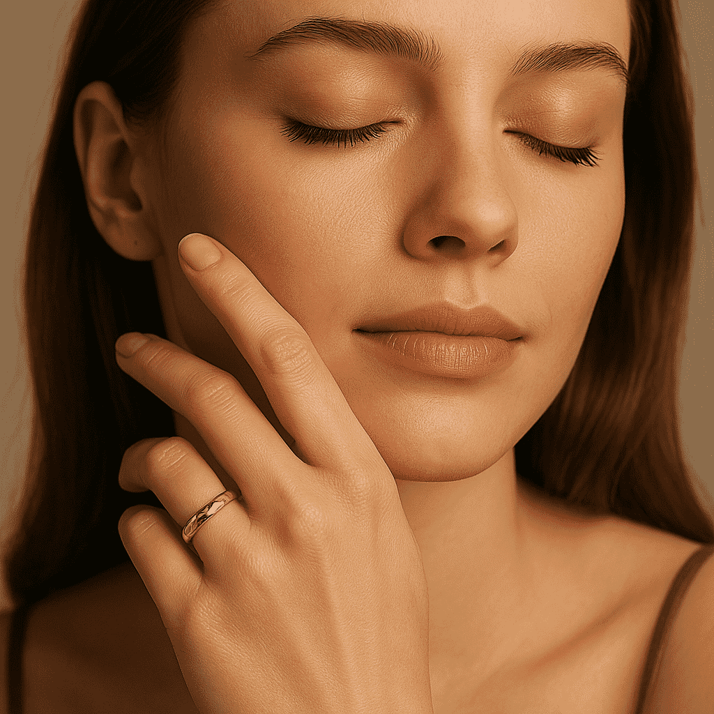 Vicenza Collection - 9K Gold Diamond Cut Stackable Band Ring