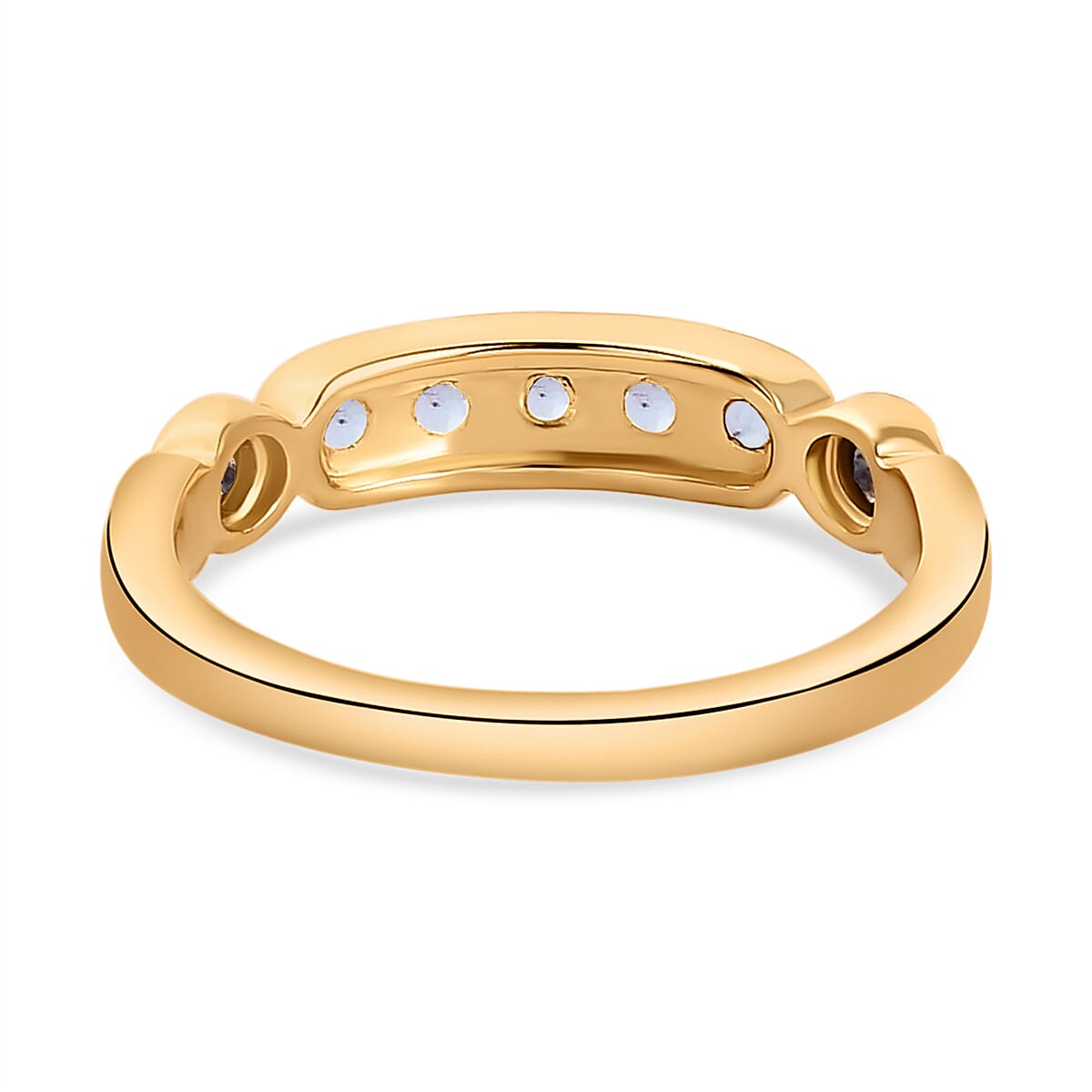 Tanzanite Ring in 14K Gold Overlay Sterling Silver