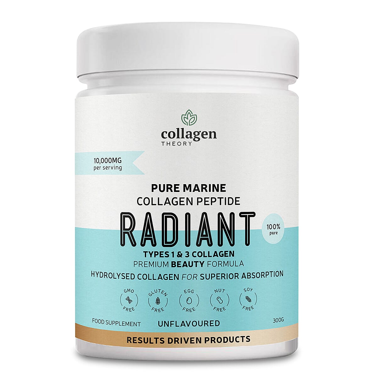 Collagen Theory- Radiant Pure Premium Marine Collagen Powder - 300g