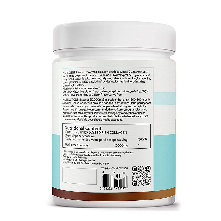 Collagen Theory- Radiant Pure Premium Marine Collagen Powder - 300g