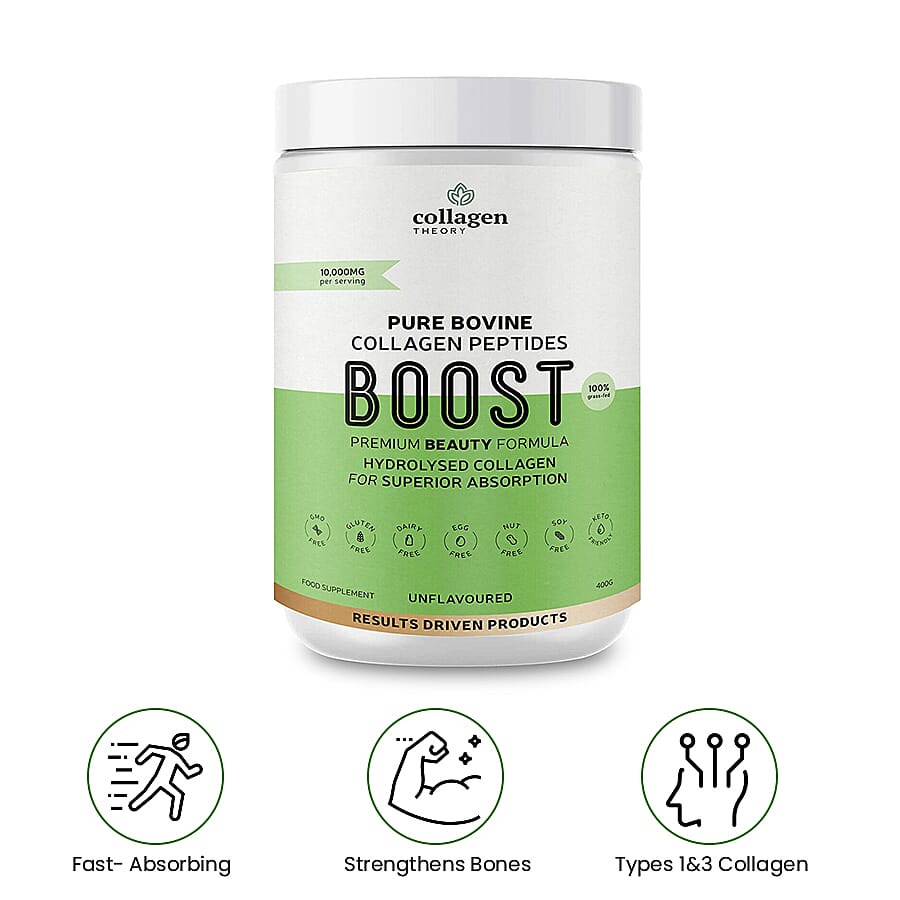 Collagen Theory: Boost Pure Bovine Collagen Peptide - 400g
