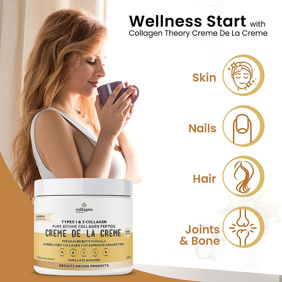 Collagen Theory- Creme De Le Creme Premium Collagen Creamer- 220g