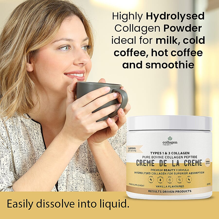 Collagen Theory- Creme De Le Creme Premium Collagen Creamer- 220g